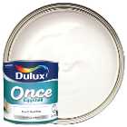 Dulux Once Eggshell Paint - Pure Brilliant White - 2.5L