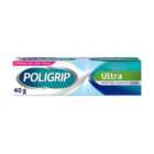 Poligrip Ultra Denture Adhesive Fixative Cream All-Day Hold 40g