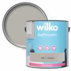Wilko Bathroom Cosy Grey Mid Sheen Emulsion Paint 2.5L