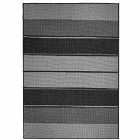 Duo Weave Indoor/Outdoor Rug Tonal Stripes Charcoal 230 X 160Cm