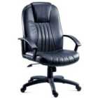 Teknik City Leather Chair - Black