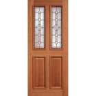 LPD Hardwood Derby Glazed 2L Leaded External Door