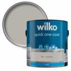 Wilko Quick One Coat Cosy Grey Matt Emulsion Paint 2.5L