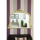 Bowler Cream Decorative Large Overmantle Mirror 127 x 91cm