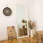 Hamilton White Shabby Chic Design Full Length Mirror 198 x 75cm