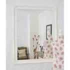 Hamilton White Shabby Chic Design Wall Mirror 117 x 91cm