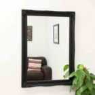 Hamilton Black Shabby Chic Design Wall Mirror 106 x 76cm