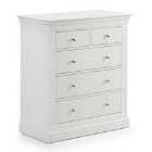 Julian Bowen Clermont 3+2 Drawer Chest Of Drawers
