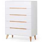 Julian Bowen Alicia 5 Drawer Chest Of Drawers
