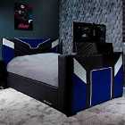 X Rocker Cerberus Side-lift Ottoman Tv Gaming Bed - Small Double