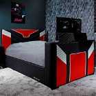 X Rocker Cerberus Side-lift Ottoman Tv Gaming Bed - Small-double