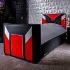 X Rocker Cerberus Side-lift Ottoman Tv Gaming Bed - Single