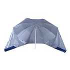 Outsunny 2 in 1 Beach Parasol Canopy (No Base) - Blue