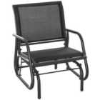 Outsunny Gliding Chair - Grey