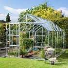 Vitavia Phoenix Horticultural Glass Greenhouse - Silver