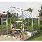 Vitavia Jupiter Greenhouse with 3mm Horticultural Glass - Silver