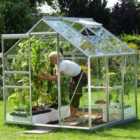Vitavia Venus Horticultural Glass Greenhouse - Silver