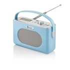 Swan Retro Dab Bluetooth Radio - Blue