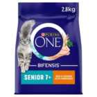Purina ONE Senior 7+ Dry Cat Food In Chicken 2.8kg