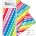 Rainbow Rock Tissue Paper 4 per pack