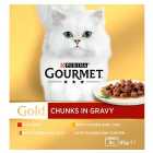 Purina Gourmet Gold Gravy Collection Chunks In Gravy 8 x 85g