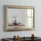 Yearn Classic Beaded Wall Mirror Champagne 68.5 x 94.8Cms