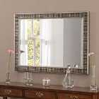 Yearn Cobble Stone Framed Mirror Distressed 102 x 74Cms