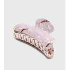 Rose Gold Marble Hair Claw Clip