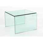 Angola Clear Glass Lamp Table
