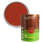 Wilko Wax Enriched Timbercare Redwood Wood Paint 5L