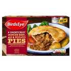 Birds Eye 4 Minced Beef, Ale & Potato Pies 620g