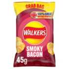 Walkers Smoky Bacon Crisps 45g