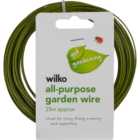 Wilko 1.2mm x 25m Garden Wire Green