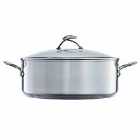 Circulon Steel Shield Stainless Steel 30cm Stockpot with Glass Lid