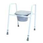 Nrs Healthcare Height Adjustable Toilet Frame And Seat