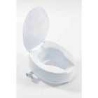 Nrs Healthcare Linton Plus Raised Toilet Seat With Lid 150Mm - White