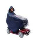 Nrs Healthcare Scooter Cape With Transparent Window - Blue