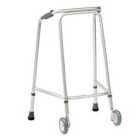 Nrs Healthcare Walking Frame (wheeled) Adj. Height - Medium