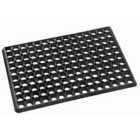Domino Black Doormat 60X40Cm