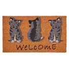 Kentwell Animals Welcome Cats Mat 70X40Cm