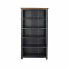 Dunkeld Handcrafted Tall Bookcase w/ 4 Shelf - Blue