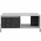 Dallas White Coffee Table With Drawer White