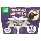 The Coconut Collab Chocolate & Cream Pots, 4x60g