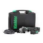 Kielder KWT-013 18V 115mm Brushless Angle Grinder with 2 x 5.0Ah Batteries, Charger and Carry Case