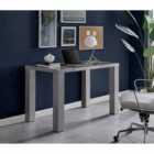 Furniture Box Pivero Grey High Gloss Desk For Home Working Office