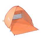Outsunny Pop Up Beach Tent - Orange