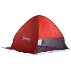 Outsunny Pop Up Beach Tent - Red