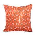 Royalcraft 2Pk Orange Geometric Scatter Cushion