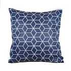 Royalcraft 2Pk Blue Geometric Scatter Cushion