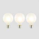 Set of 3 Bradford 4W G80 Frosted Dimmable Bulbs